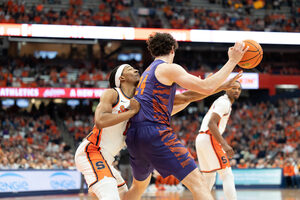 Clemson defeated Syracuse 77-68 on Feb. 10 in the JMA Wireless Dome. The Orange travel down to face the Tigers on Tuesday. Our beat writers make their predictions ahead of SU’s final regular season game.
